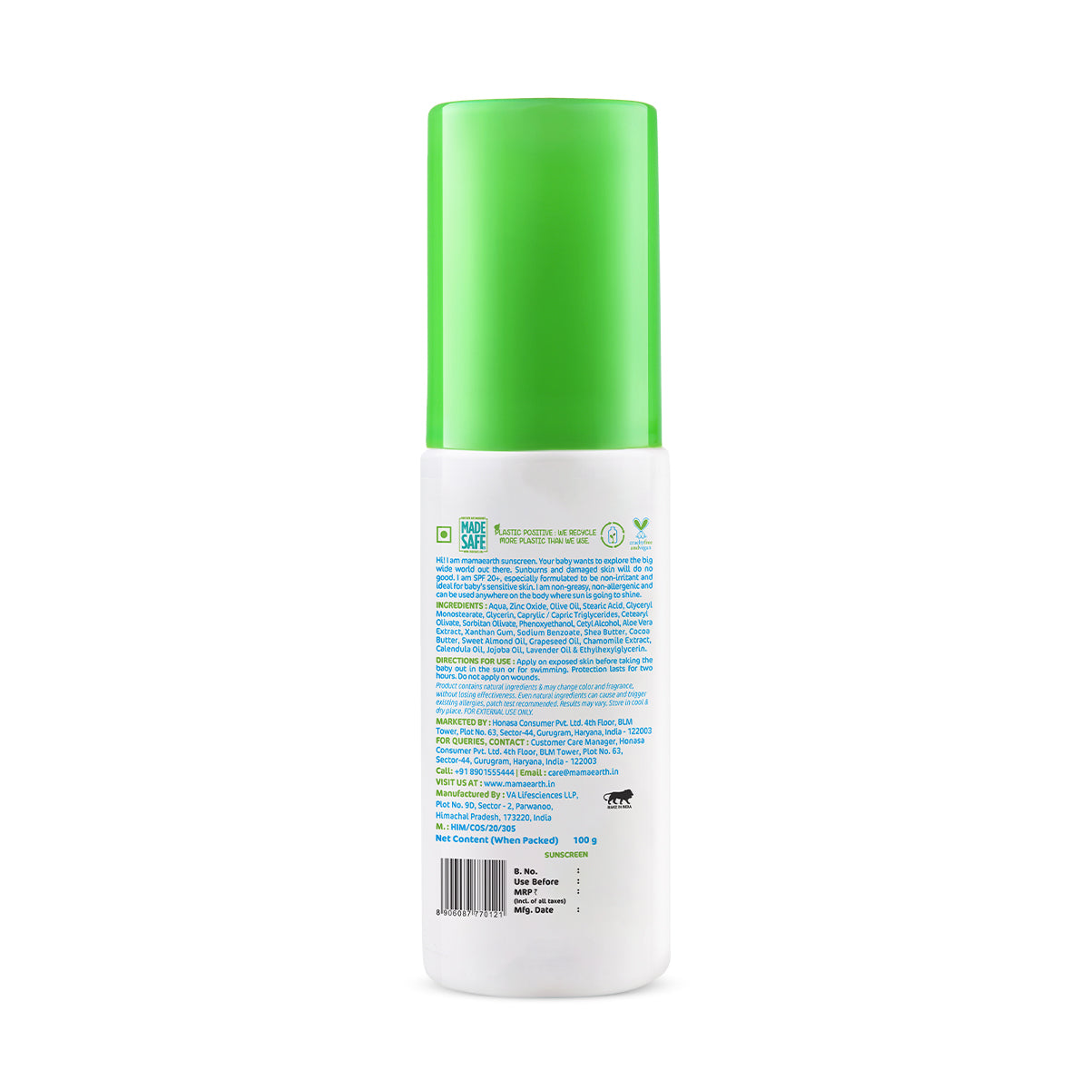 MINERAL BASED SUNSCREEN 100ML