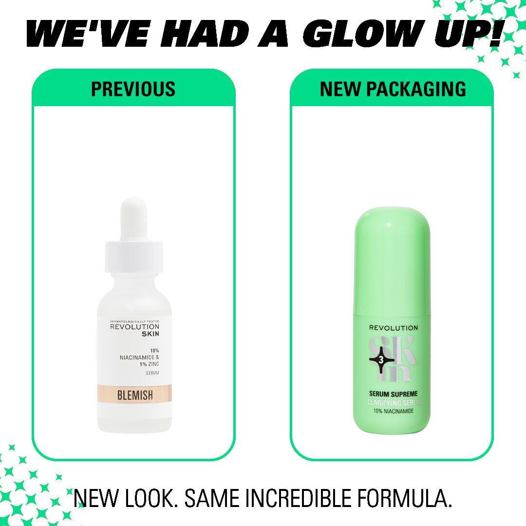 REVOLUTION SKIN SERUM SUPREME 10% NIACINAMIDE CLARIFYING SERUM