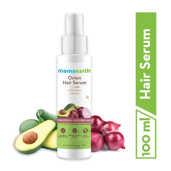 ONION HAIR SERUM WITH ONION & BIOTIN FOR STRONG FRIZZ-FREE HAIR 100 ML