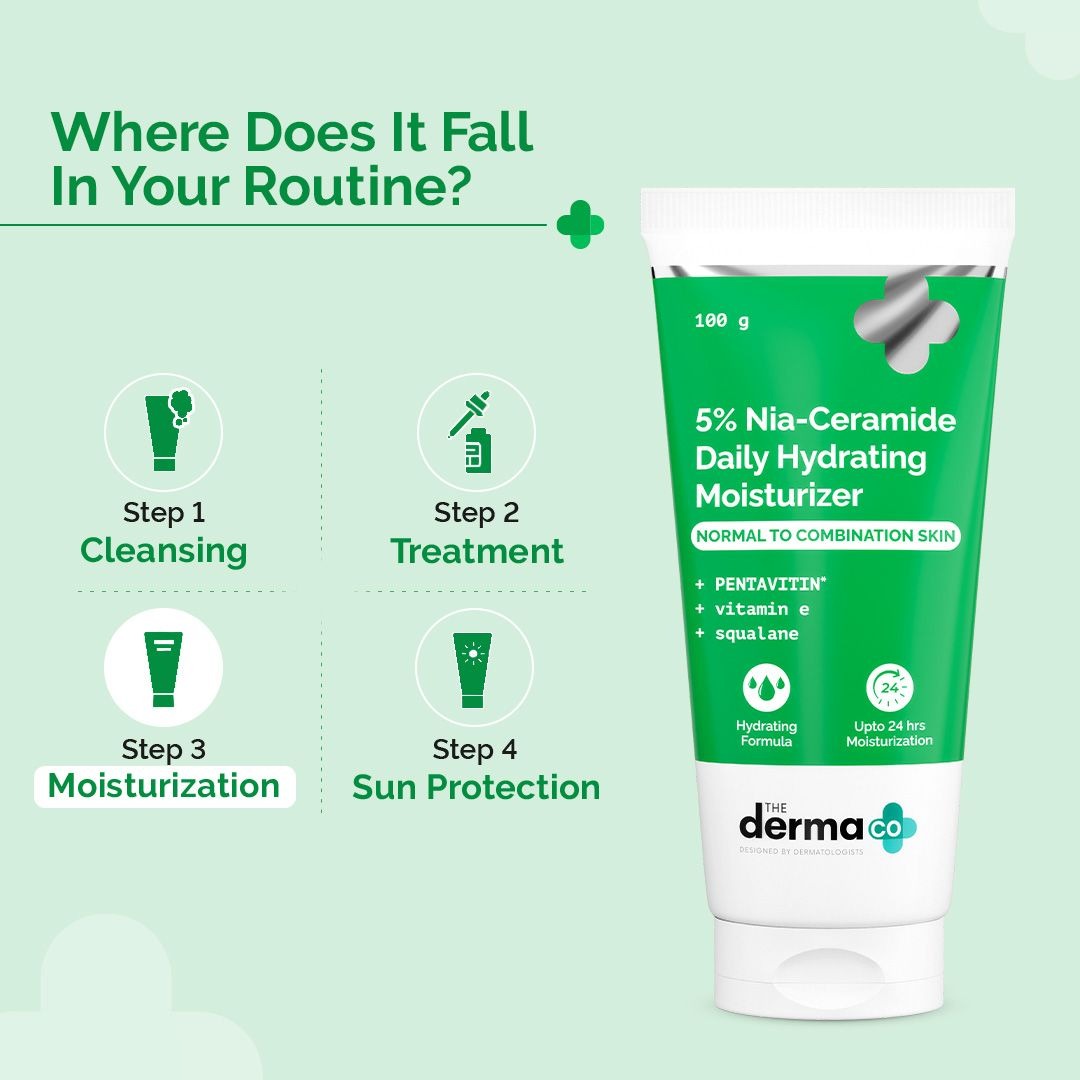 5% NIA-CERAMIDE DAILY HYDRATING MOISTURIZER WITH 5% NIACINAMIDE & 2% CERAMIDE - 100G