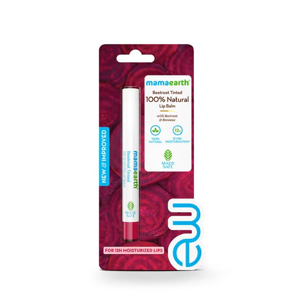 BEETROOT TINTED 100% NATURAL LIP BALM 2G