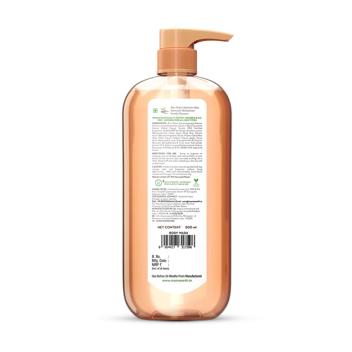 RICE WATER MOISTURIZING BODY WASH 500 ML