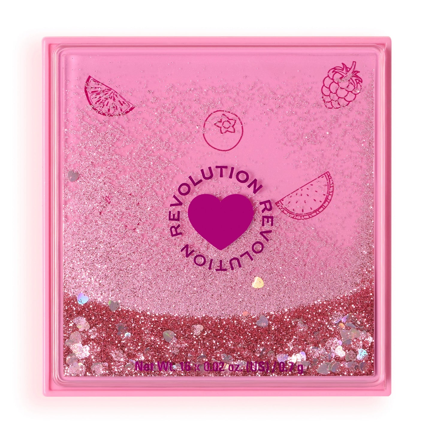 I HEART REVOLUTION NAUGHTY OR NICE SHADOW PALETTE - FRUIT FRENZY