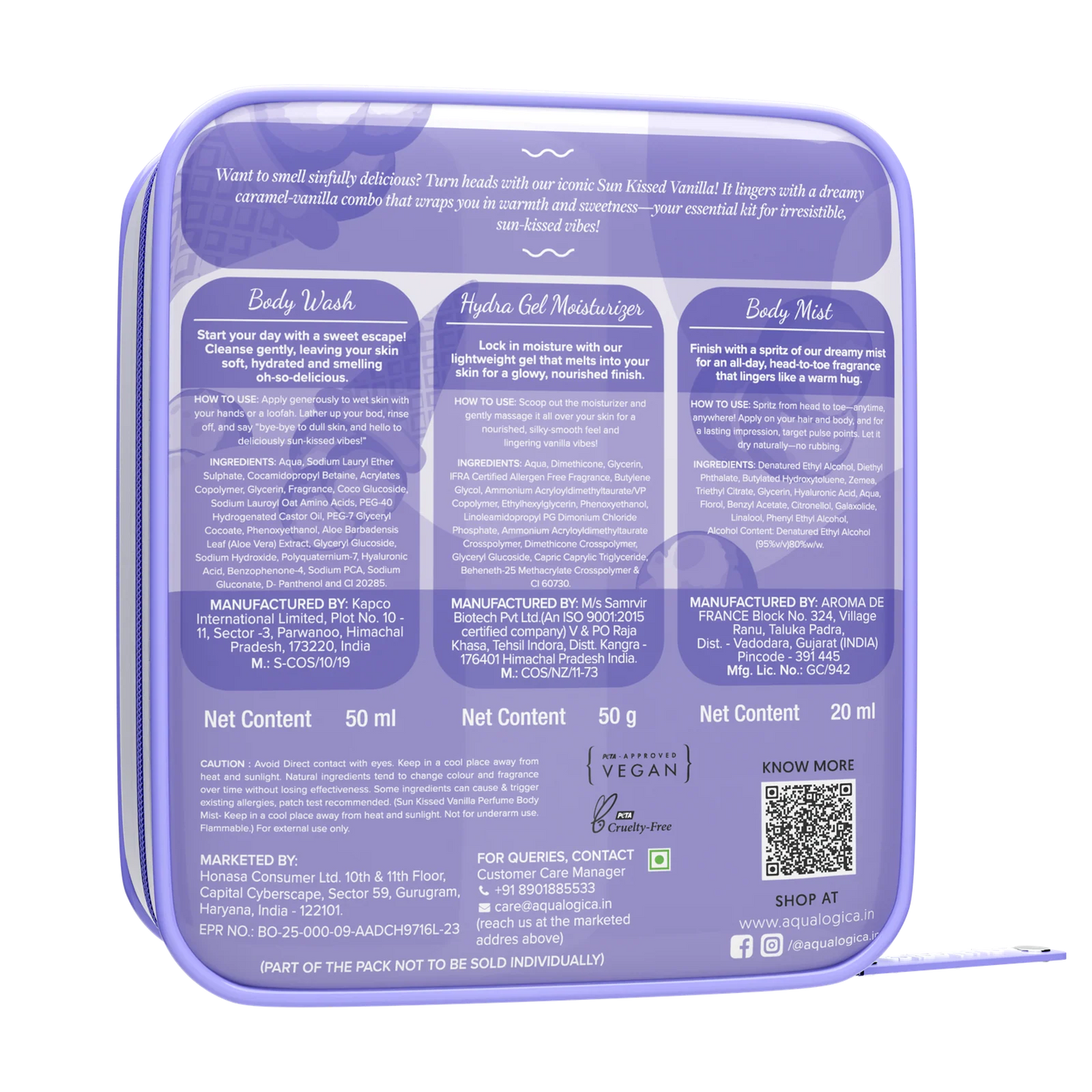 REFRESH+ BODY CARE SET SUN KISSED VANILLA