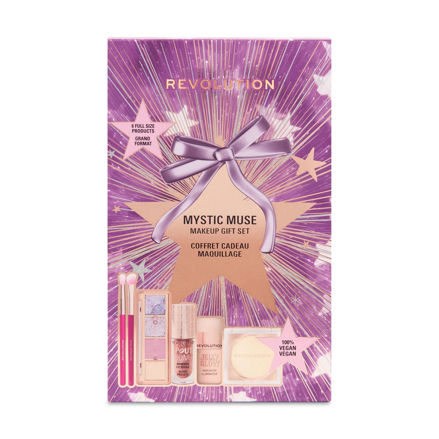 REVOLUTION BEAUTY MYSTIC MUSE SHIMMER MAKEUP SET