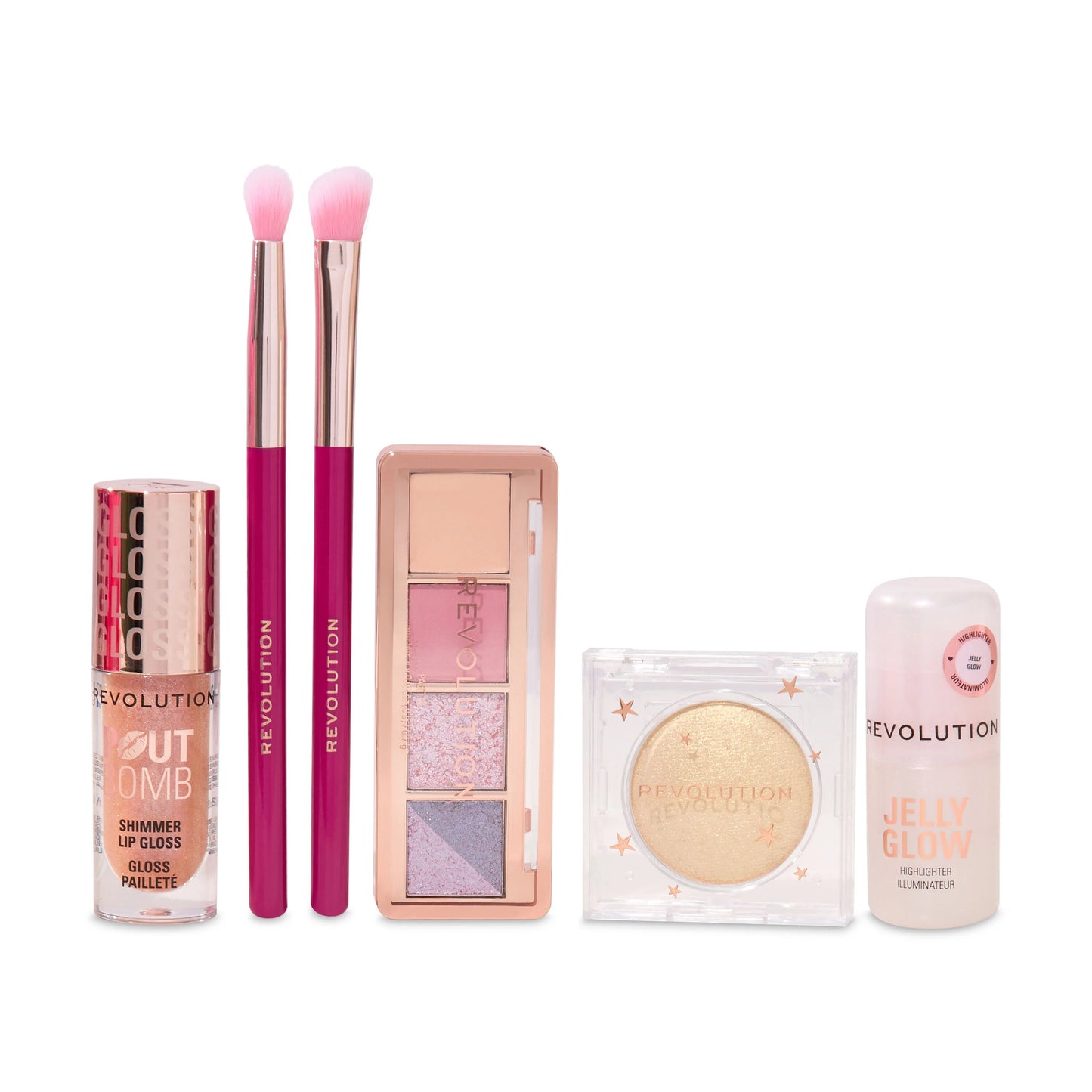 REVOLUTION BEAUTY MYSTIC MUSE SHIMMER MAKEUP SET
