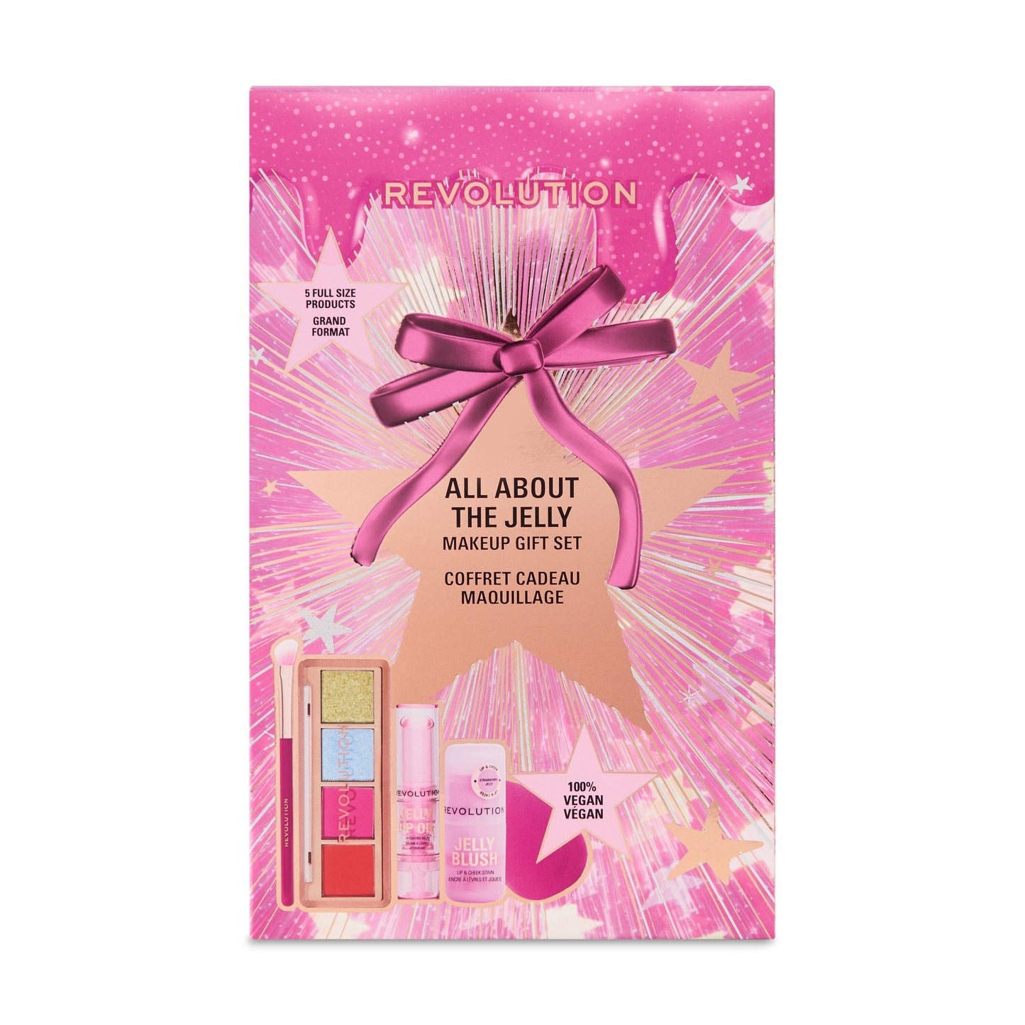 REVOLUTION BEAUTY ALL ABOUT THE JELLY MAKEUP SET