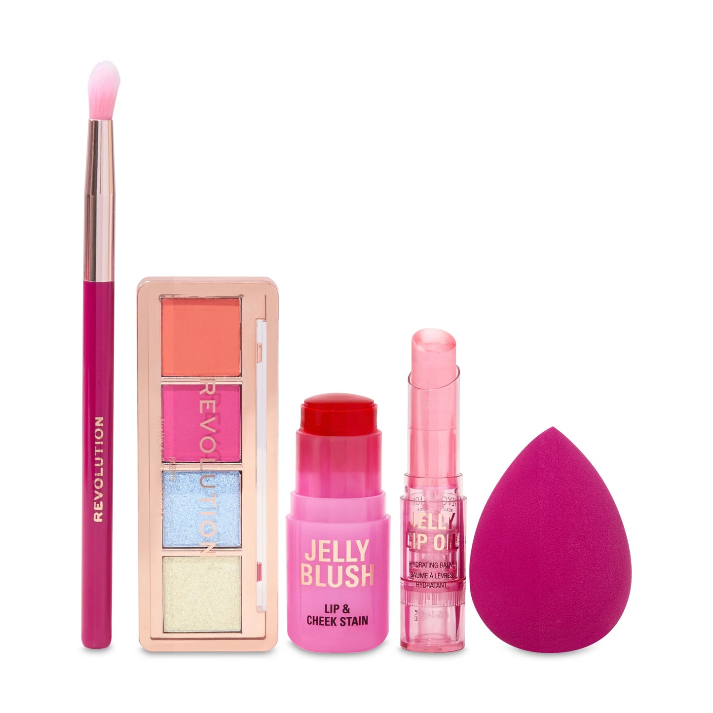 REVOLUTION BEAUTY ALL ABOUT THE JELLY MAKEUP SET