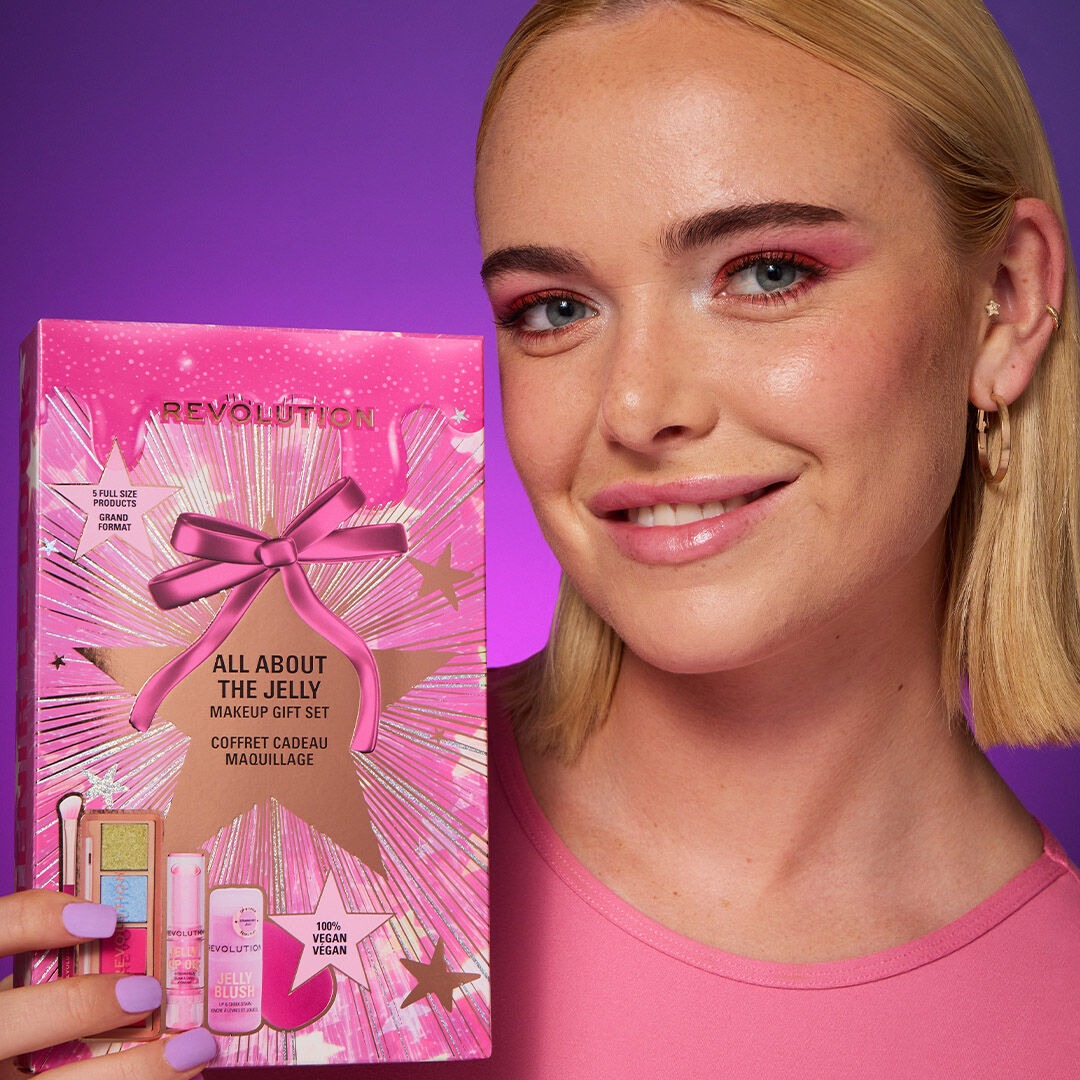 REVOLUTION BEAUTY ALL ABOUT THE JELLY MAKEUP SET