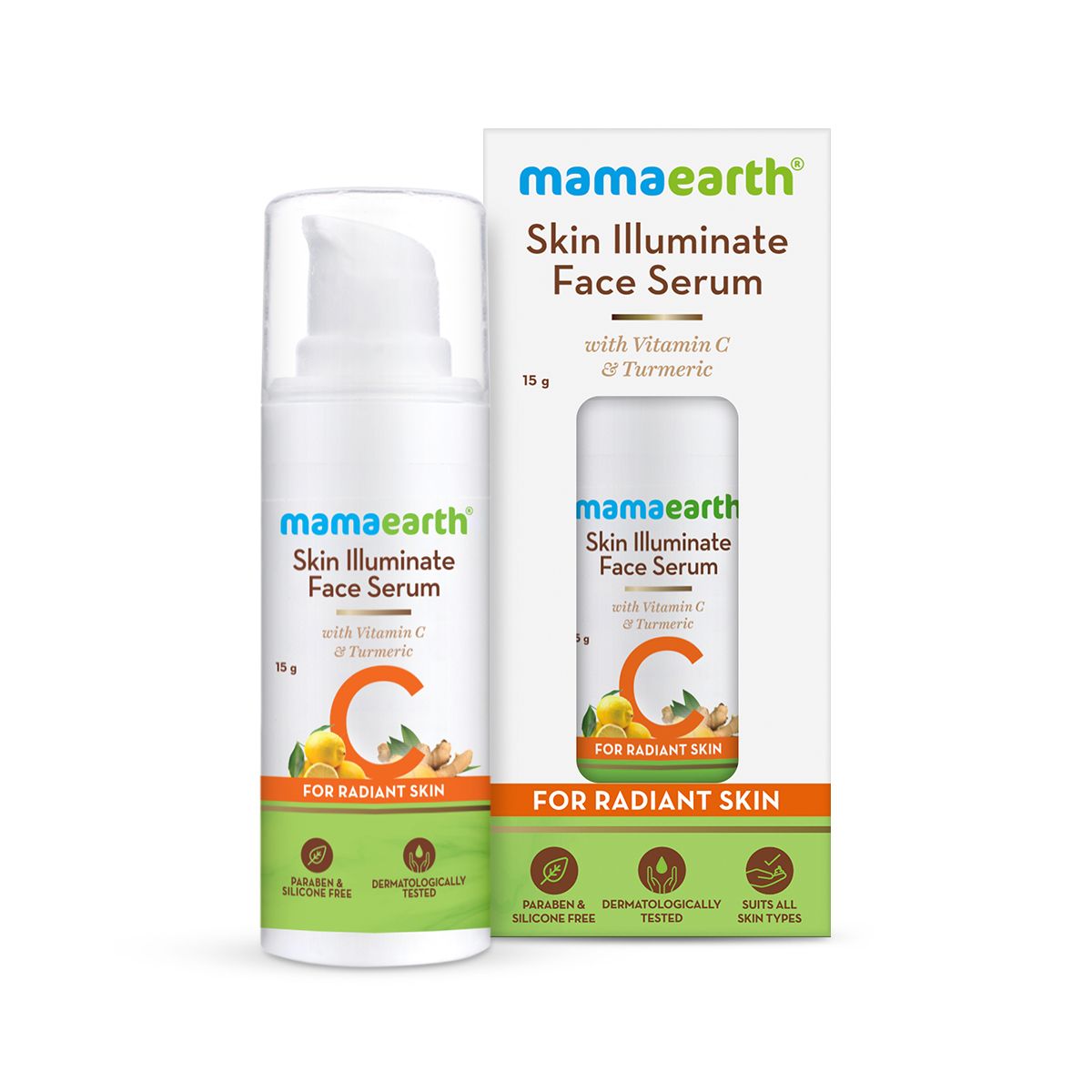 SKIN ILLUMINATE FACE SERUM FOR RADIANT SKIN WITH VITAMIN C AND TURMERIC 30G