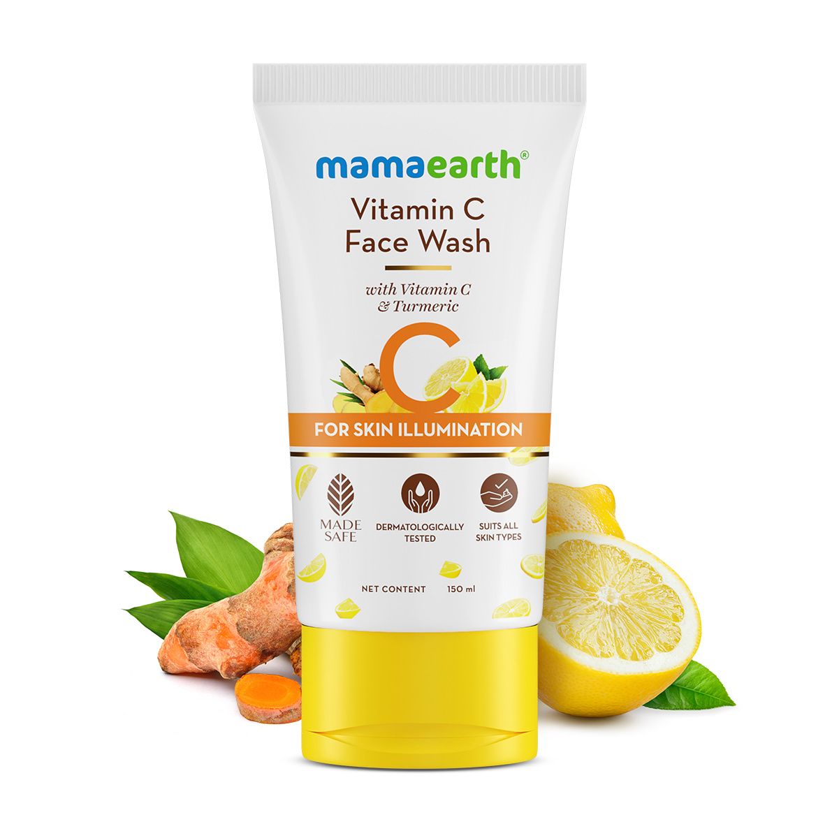 VITAMIN C FACE WASH WITH VITAMIN C AND TURMERIC 150ML