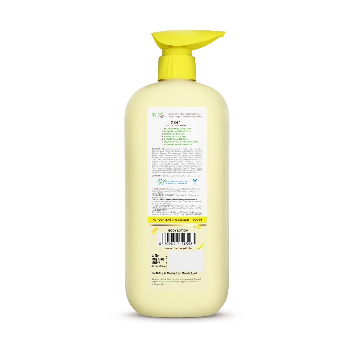 VITAMIN C DAILY GLOW BODY LOTION FOR SKIN BRIGHTENING 400ML