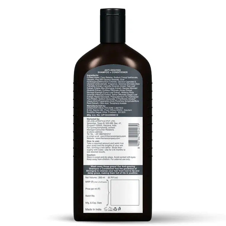 ANTI-GRAYING HAIR SHAMPOO + CONDITIONER