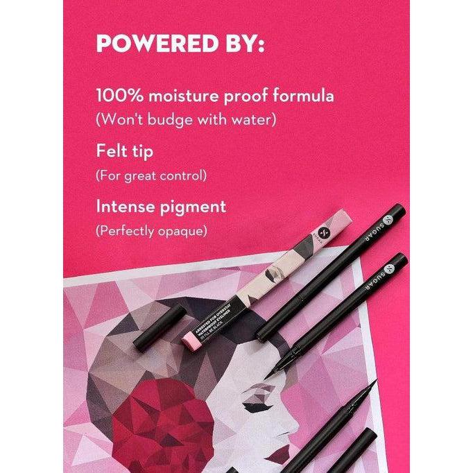 ARRESTED FOR OVERSTAY WATERPROOF EYELINER - 01 I'LL BE BLACK