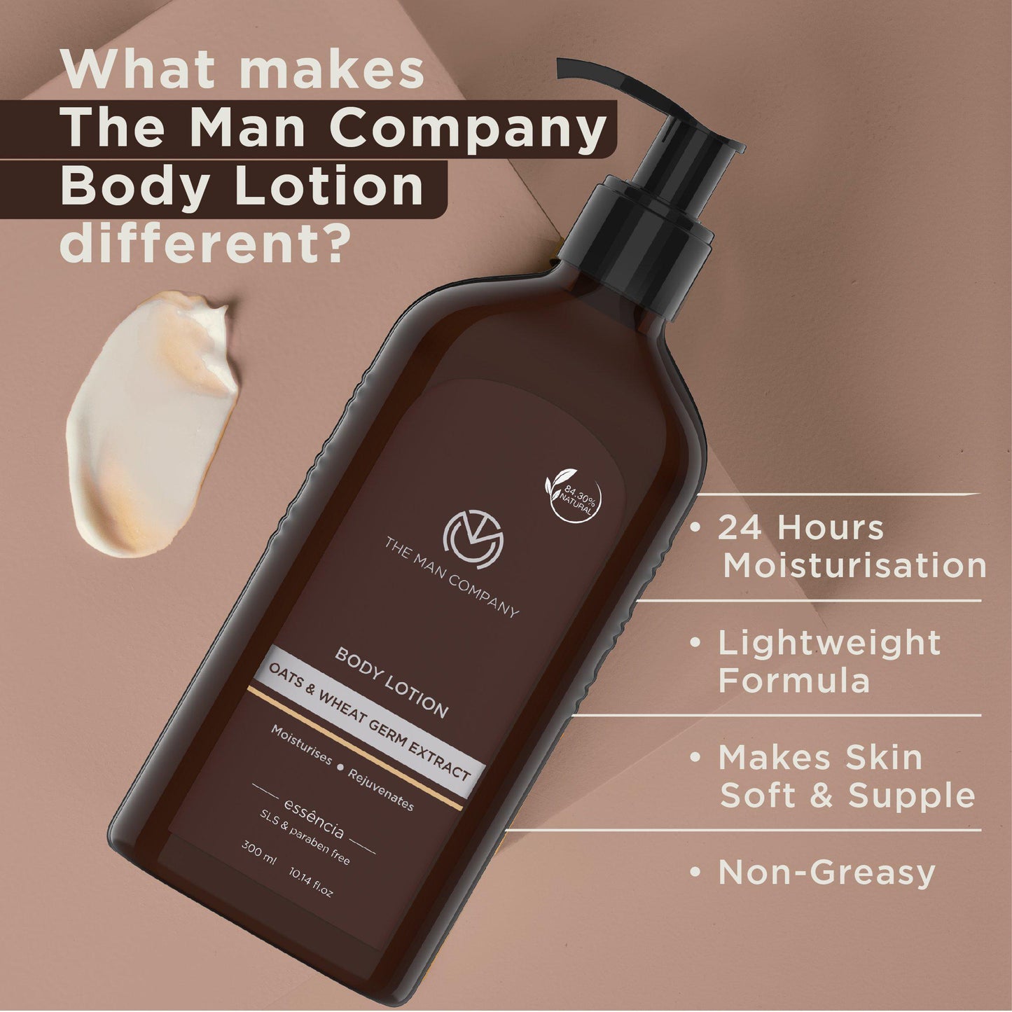 BODY LOTION | OATS AND WHEAT GERM EXTRACT 300ML