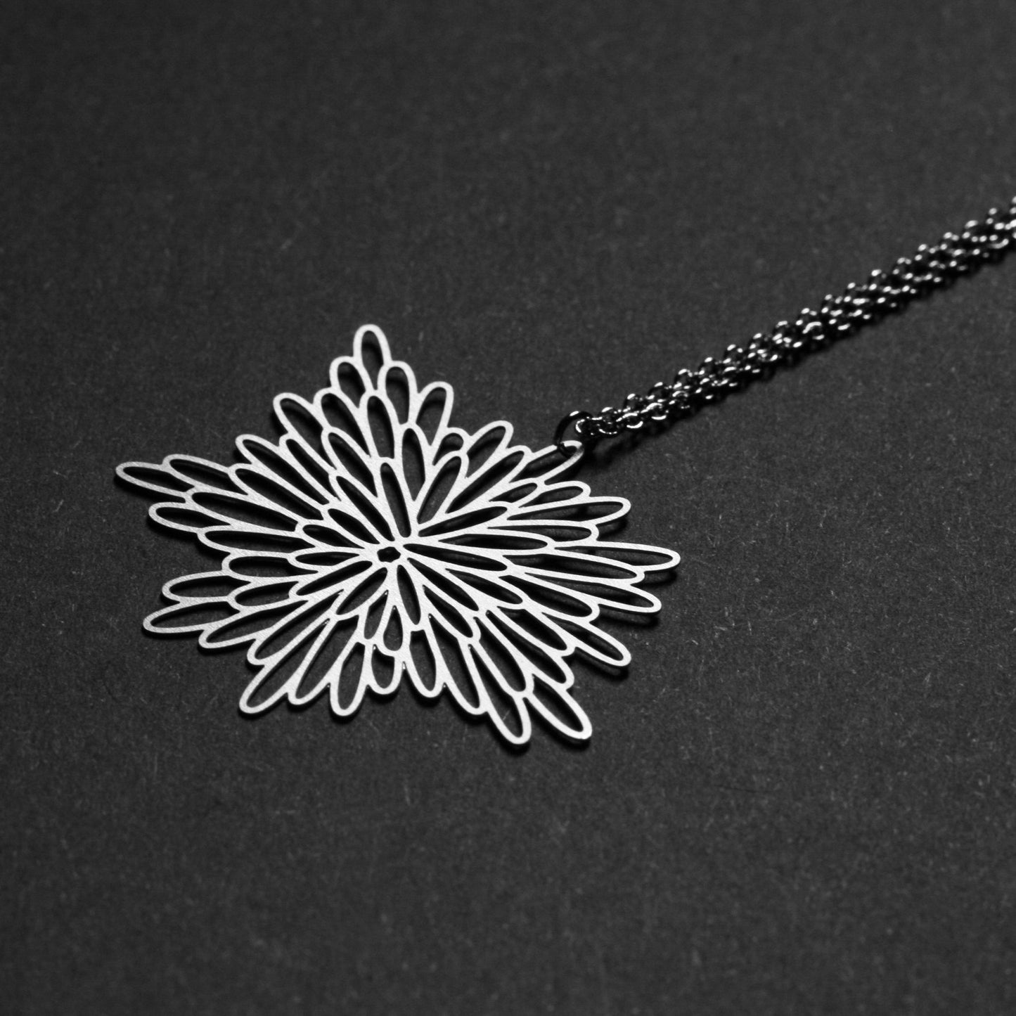 BRIGHT PENDANT SMALL SILVER WITH CHAIN