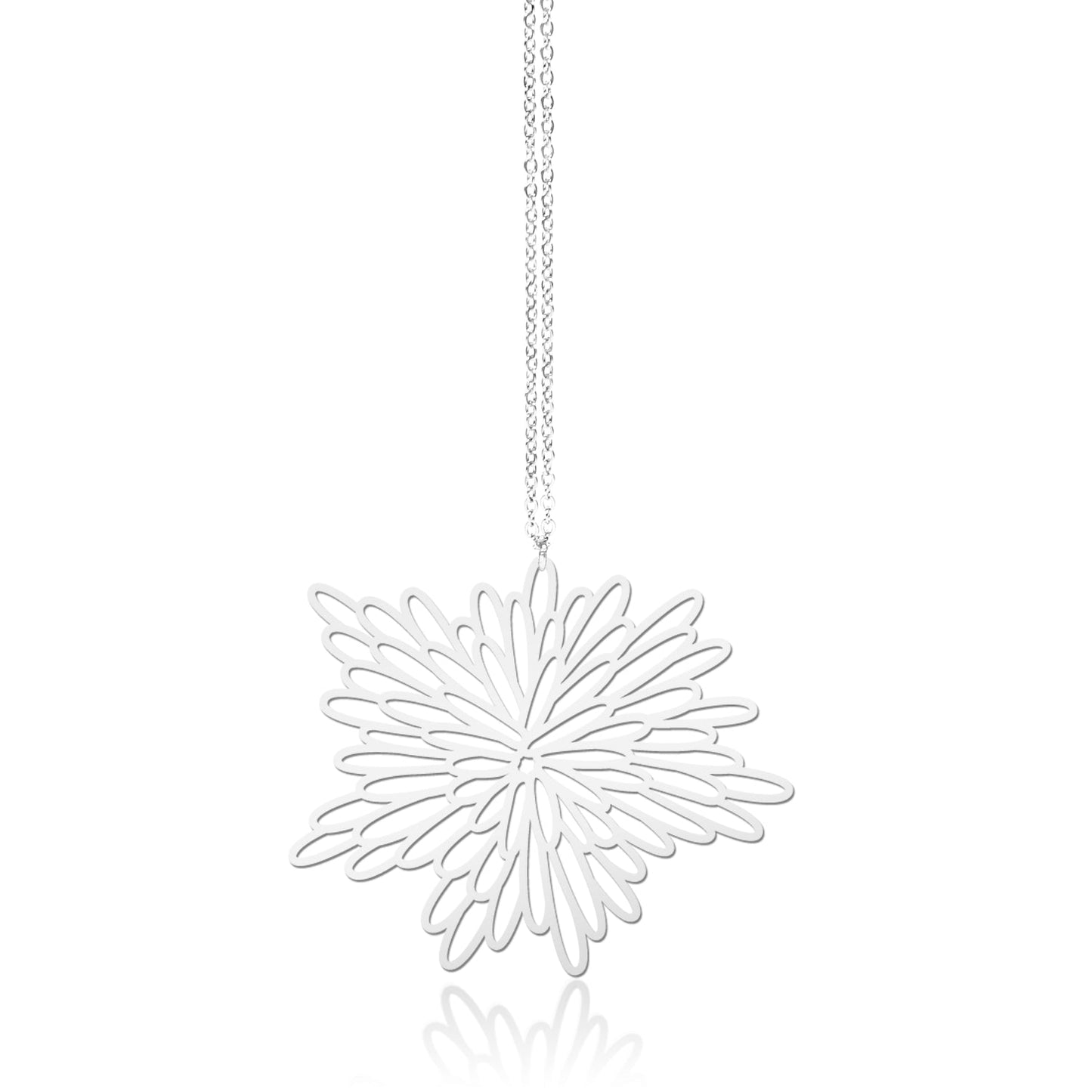 BRIGHT PENDANT SMALL SILVER WITH CHAIN