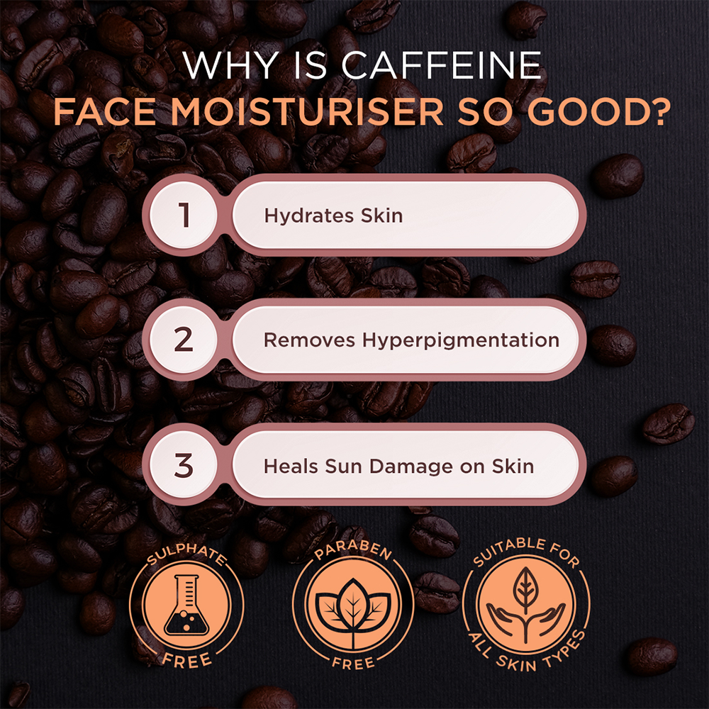 CAFFEINE FACE MOISTURISER | COFFEE ARABICA & SHEA BUTTER 100ML