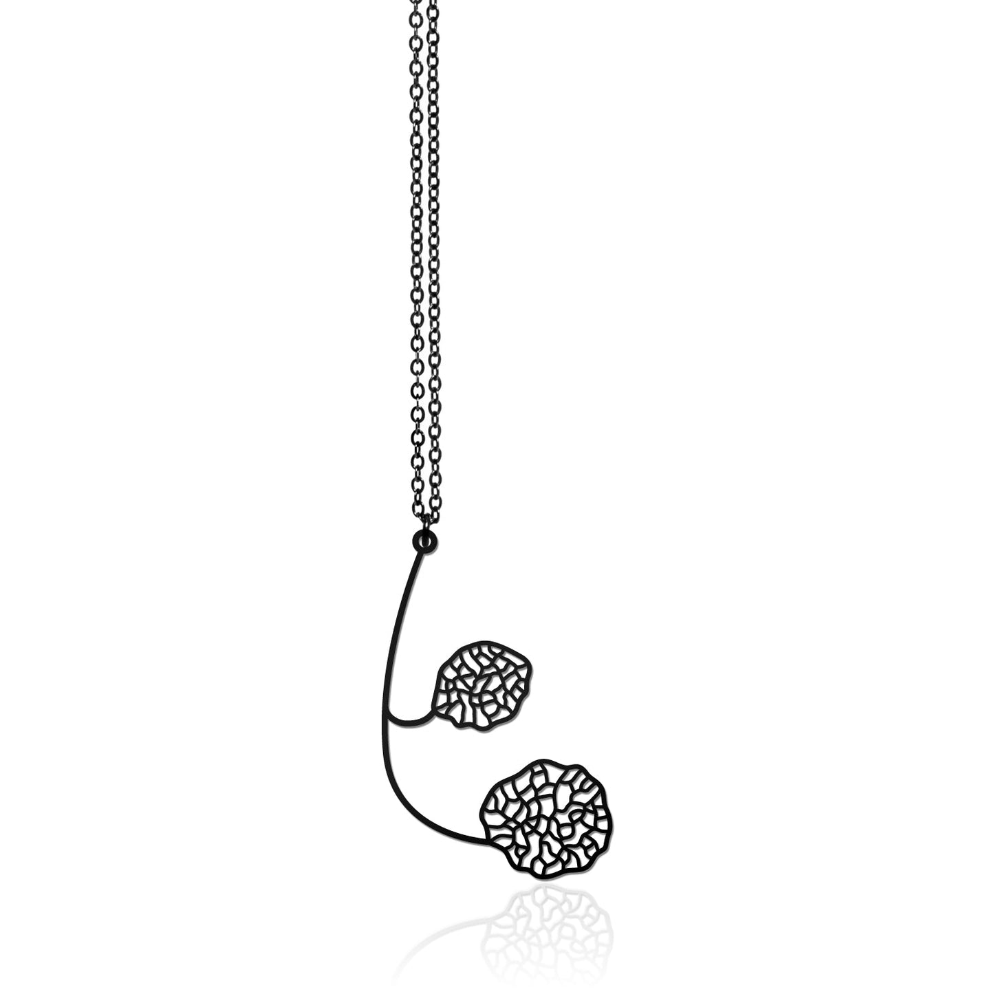 CONNECT PENDANT SMALL BLACK WITH CHAIN