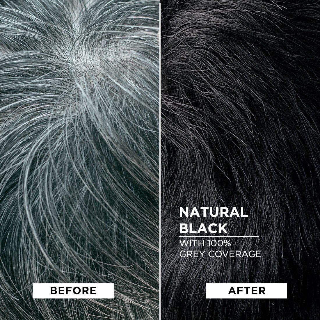 HAIR COLOUR SHAMPOO- BLACK | OLIVE OIL & ALOE VERA (15ML x 4)
