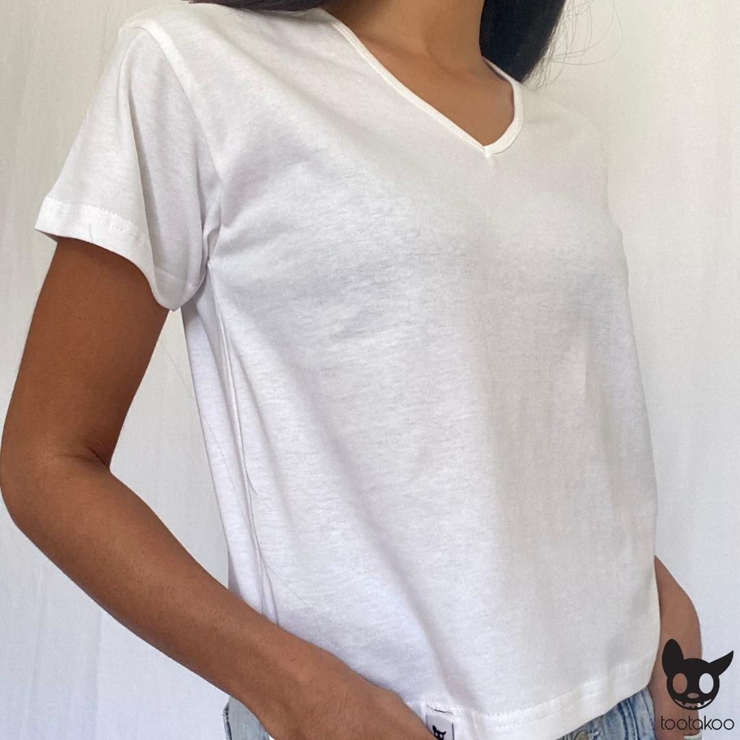 HOOMAN ESSENTIALS (SHE) CROP TOP WHITE