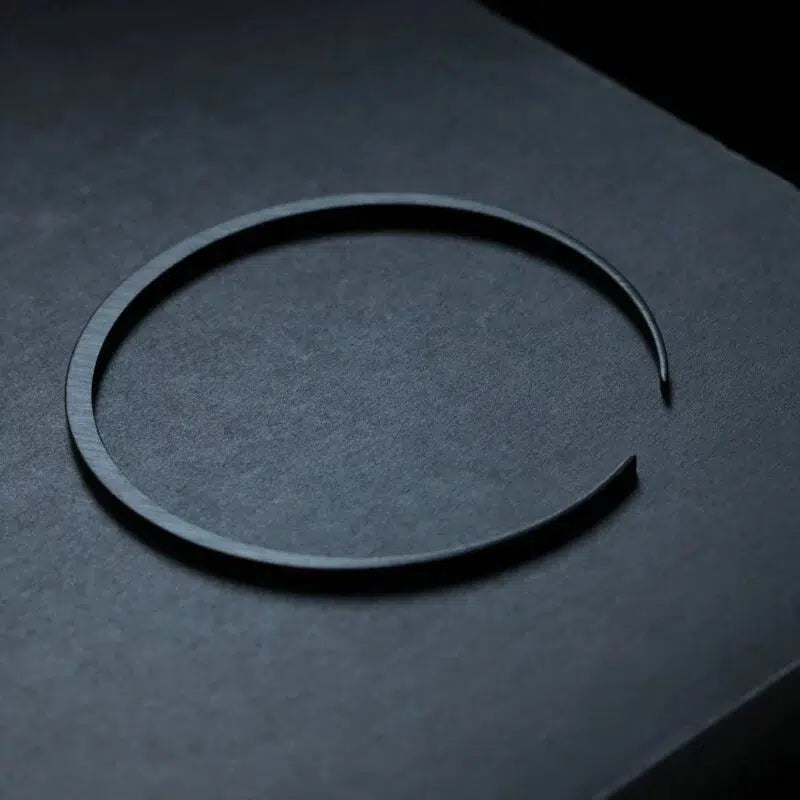 MOONLIGHT BANGLE 60MM BLACK