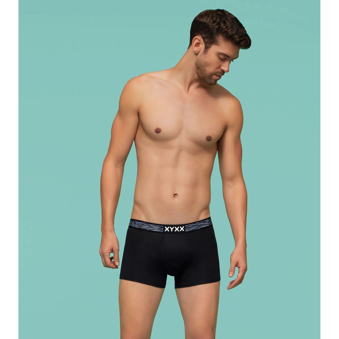 PACK OF 2 TENCEL™ TRUNKS- : HUES BLACK KNIGHT / URBAN BLACK