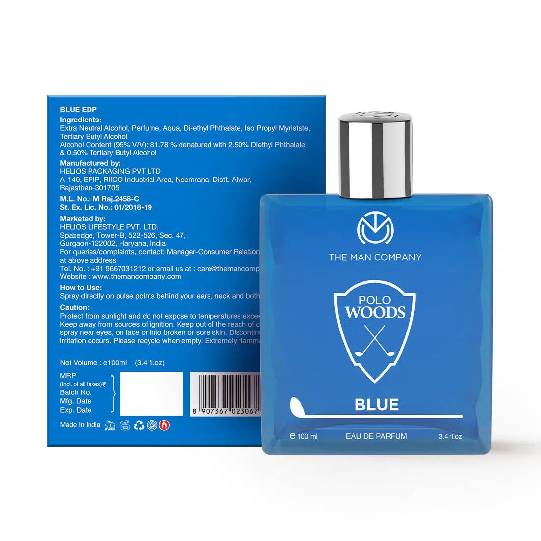 POLO WOODS BLUE 100ML EAU DE TOILETTE