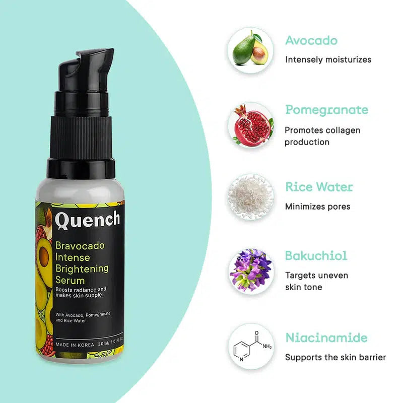 QUENCH BRAVOCADO INTENSE BRIGHTENING SERUM