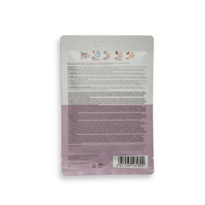 REVOLUTION BODY SKINCARE AHA EXFOLIATING FOOT PEEL SOCKS