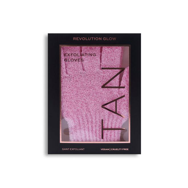 REVOLUTION GLOW EXFOLIATING MITT 2 PACK