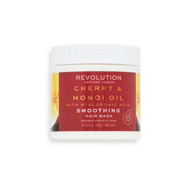 REVOLUTION HAIRCARE SMOOTHING CHERRY + MANOI OIL WITH HYALURONIC ACID HAIR MASK