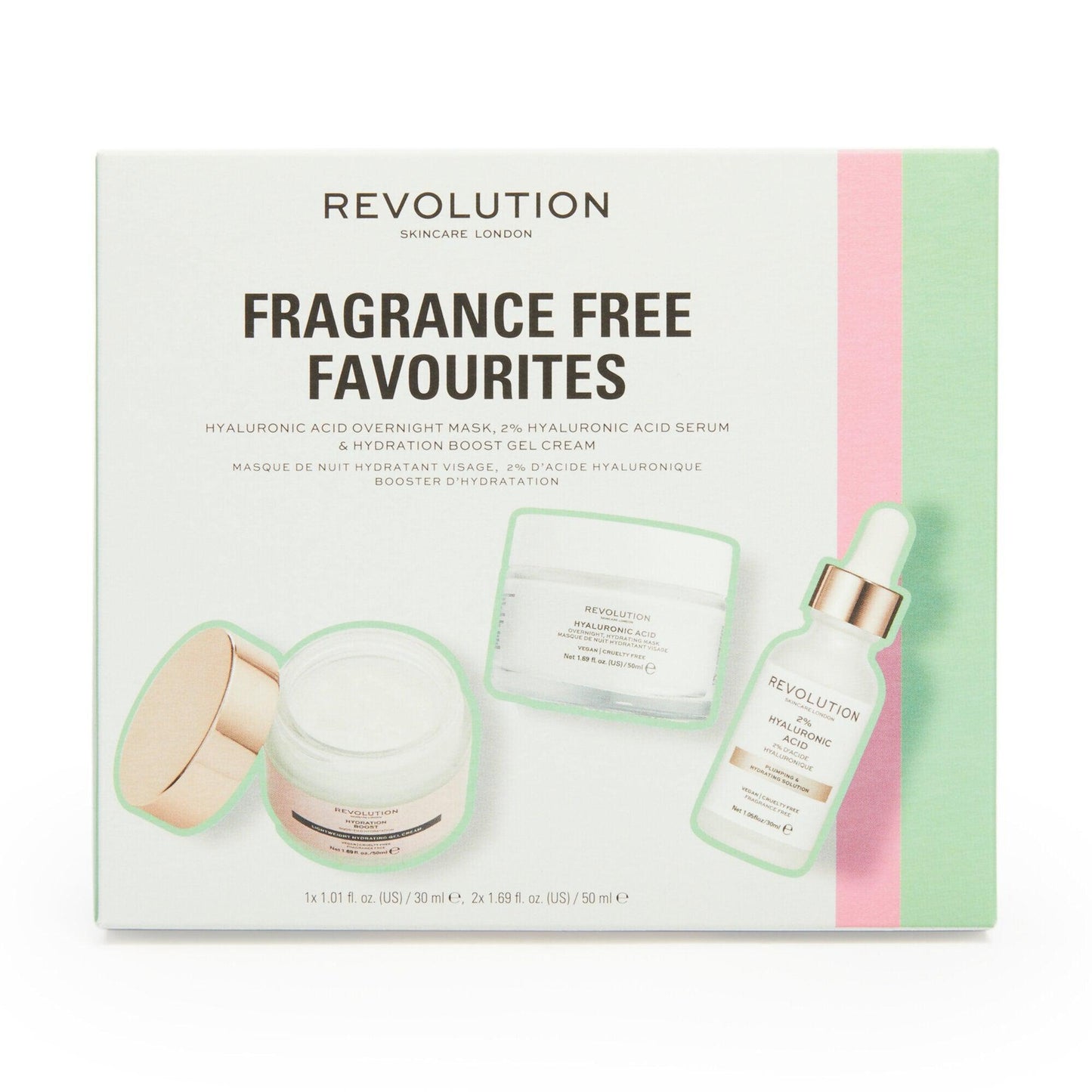 REVOLUTION SKINCARE FRAGRANCE FREE FAVOURITES COLLECTION