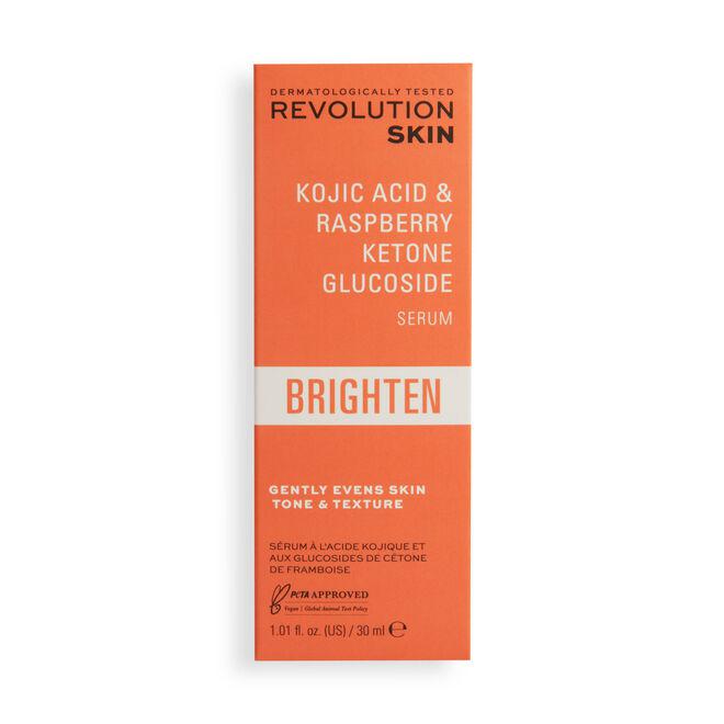 REVOLUTION SKINCARE KOJIC ACID & RASPBERRY KETONE GLUCOSIDE SERUM