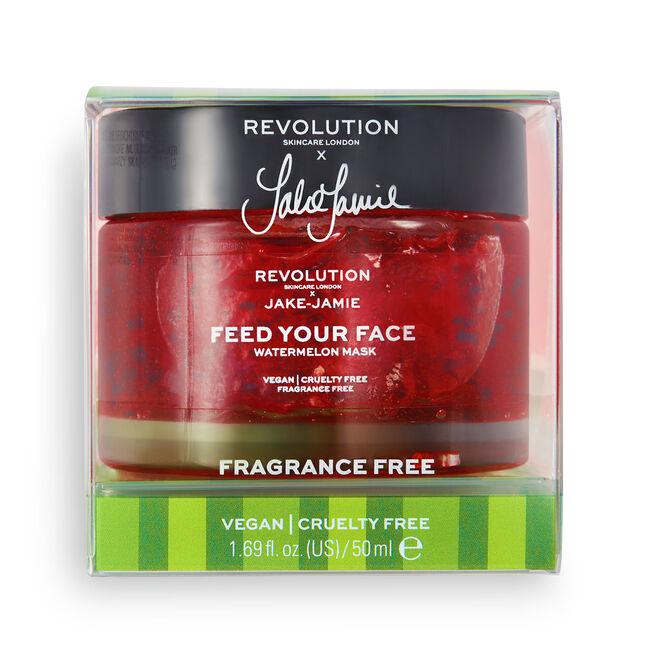 REVOLUTION SKINCARE X JAKE JAMIE WATERMELON FACE MASK UNFRAGRANCED