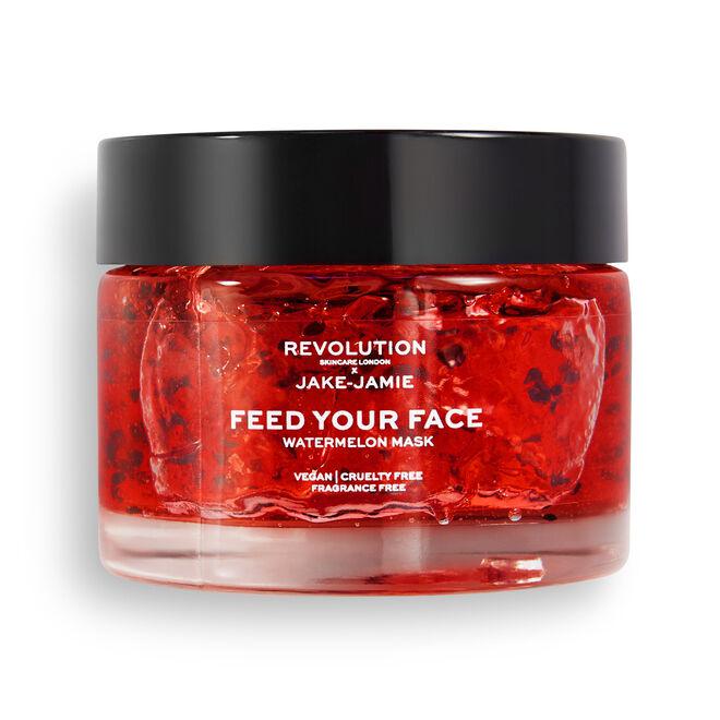 REVOLUTION SKINCARE X JAKE JAMIE WATERMELON FACE MASK UNFRAGRANCED