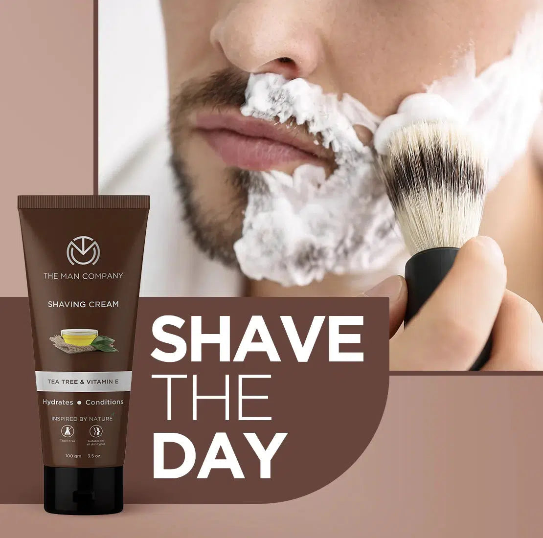 SHAVING CREAM | TEA TREE VIT E 100G