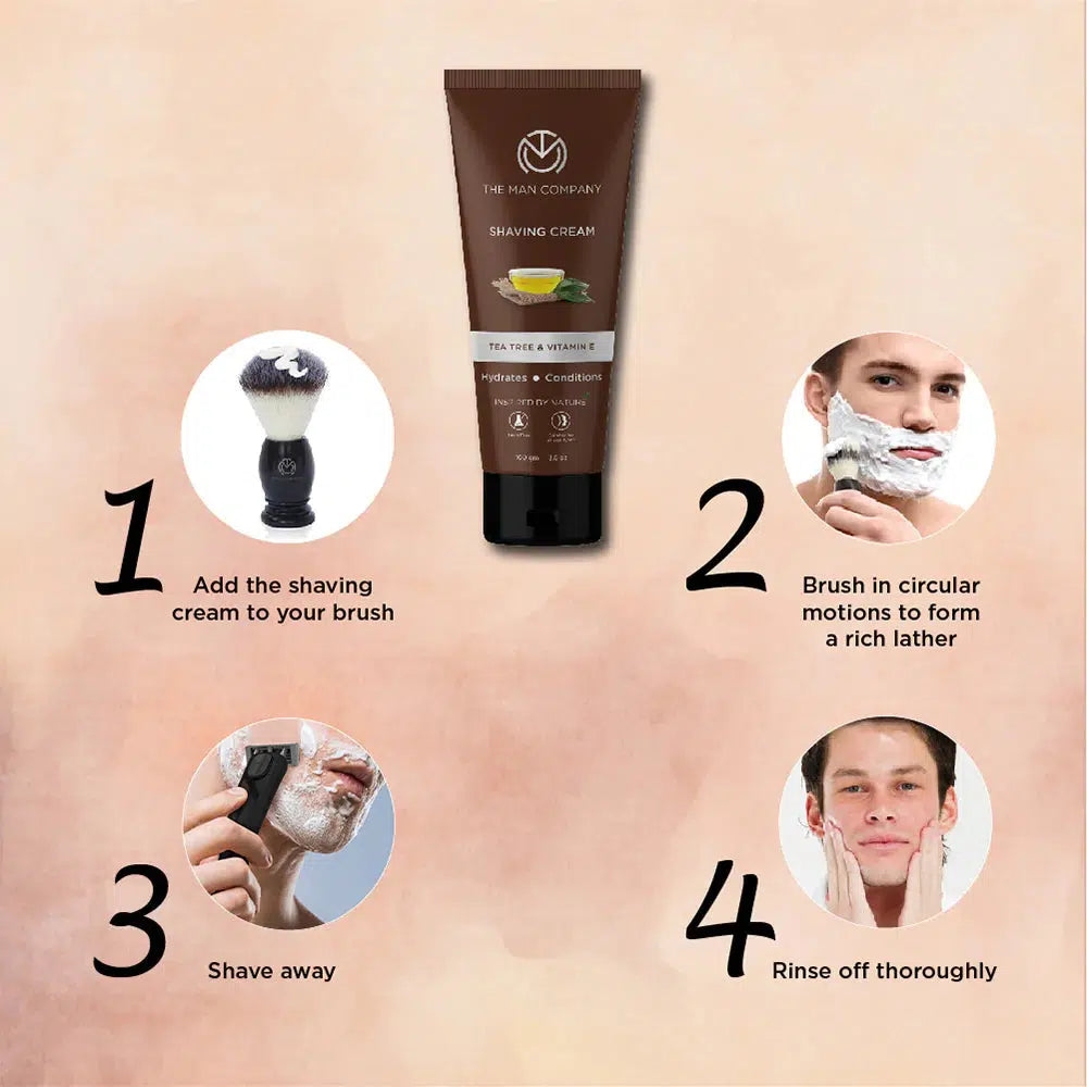SHAVING CREAM | TEA TREE VIT E 100G