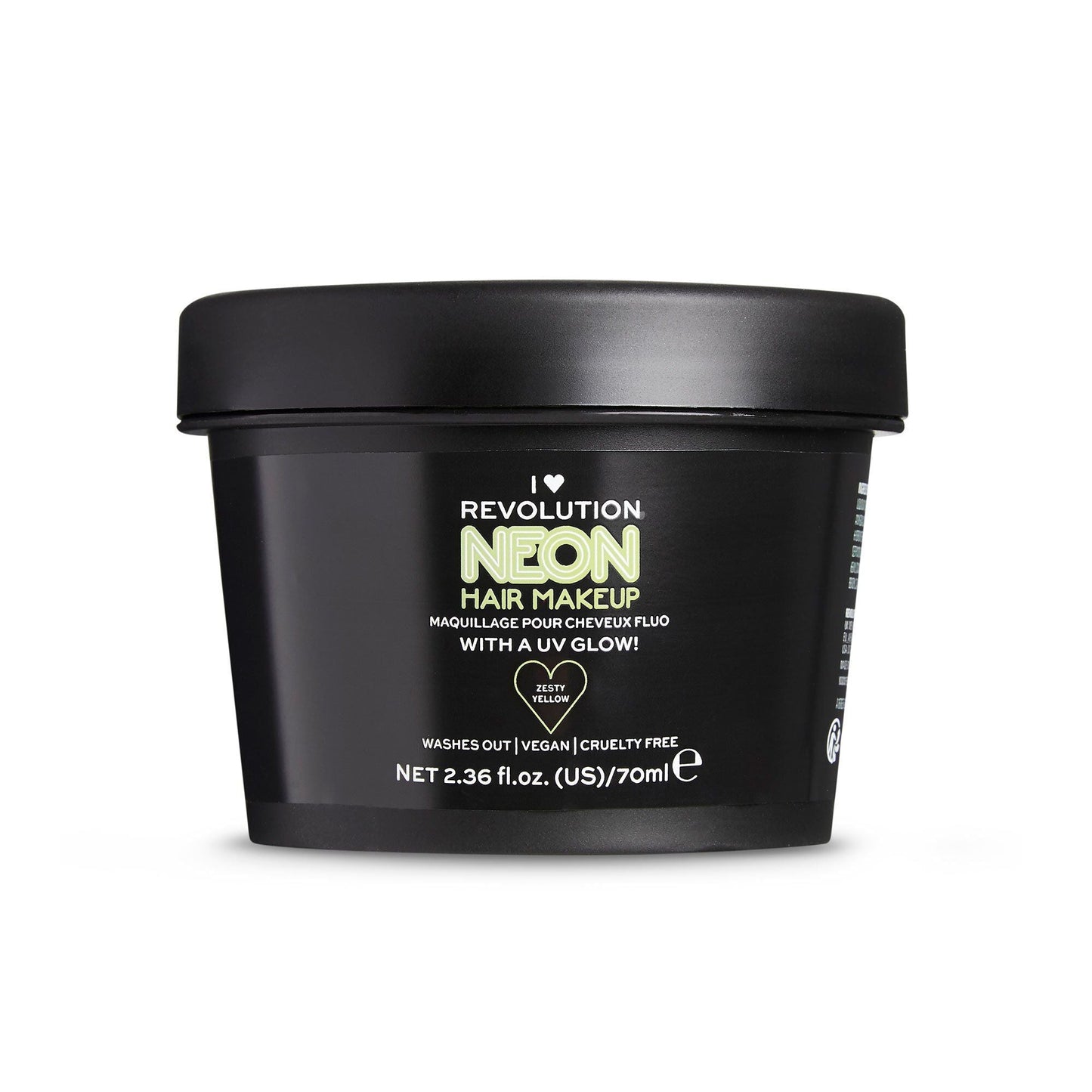 UV NEON HAIR MAKE UP NEON YELLOW