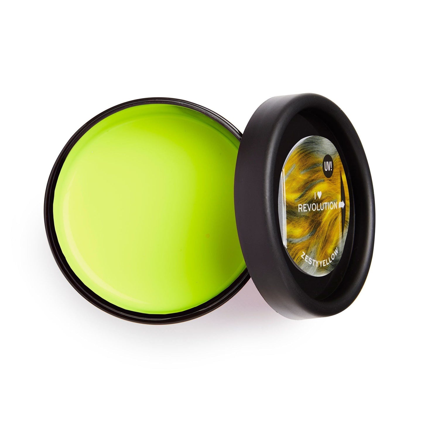 UV NEON HAIR MAKE UP NEON YELLOW
