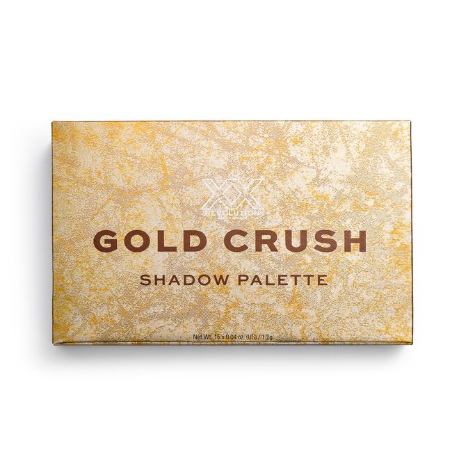 XX REVOLUTION METALLIXX GOLD CRUSH SHADOW PALETTE