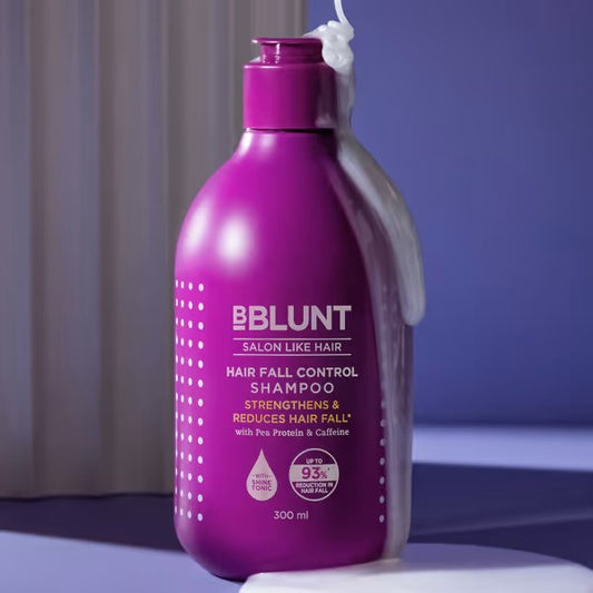 BBlunt Hair Fall Control Shampoo with Pea Protein & Caffeine