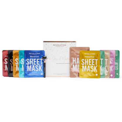 REVOLUTION SKINCARE 12 DAYS OF MASKING: SHEET MASK ADVENT CALENDAR