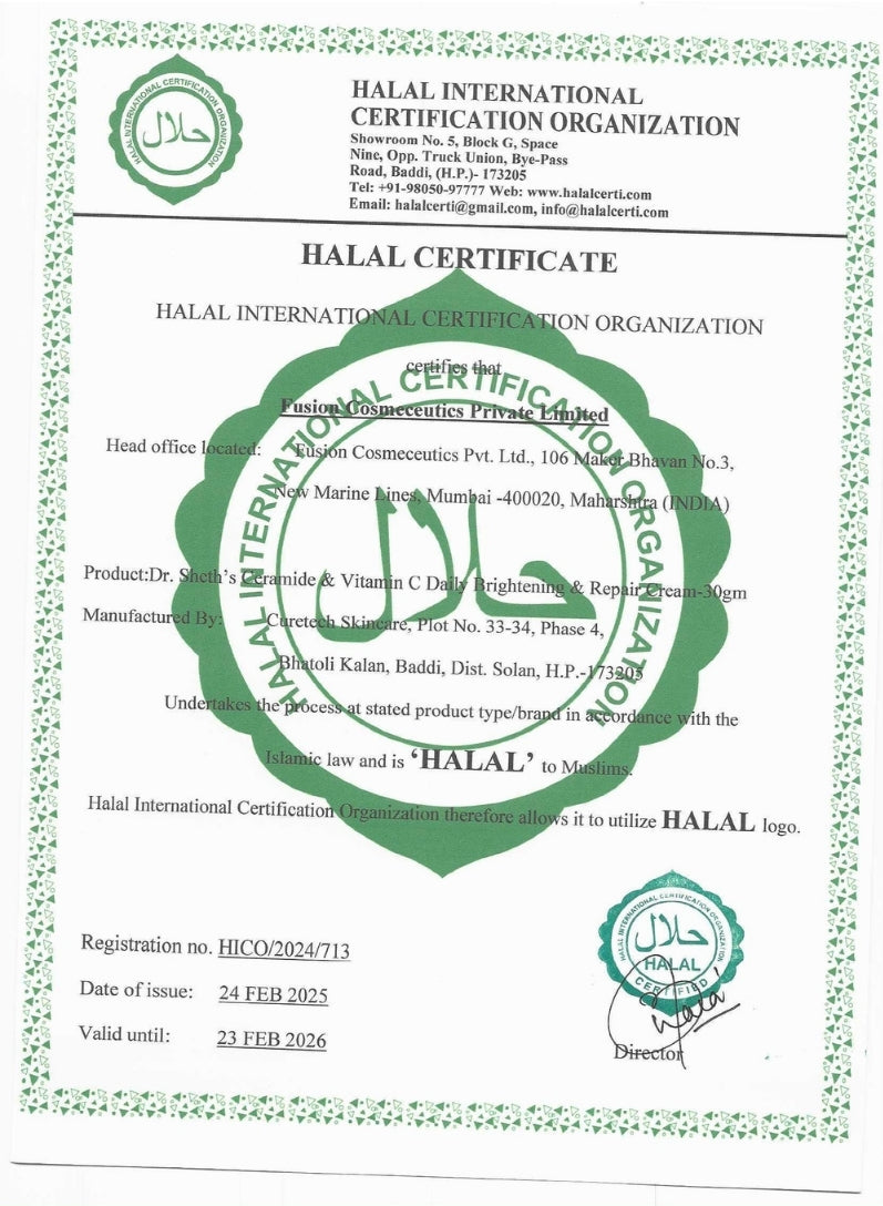 CERAMIDE & VIT C DAILY BRIGHTENING & REPAIR CREAM 30G