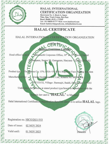 15% AHA+1% BHA BEGINNER FACE PEELING SOLUTION