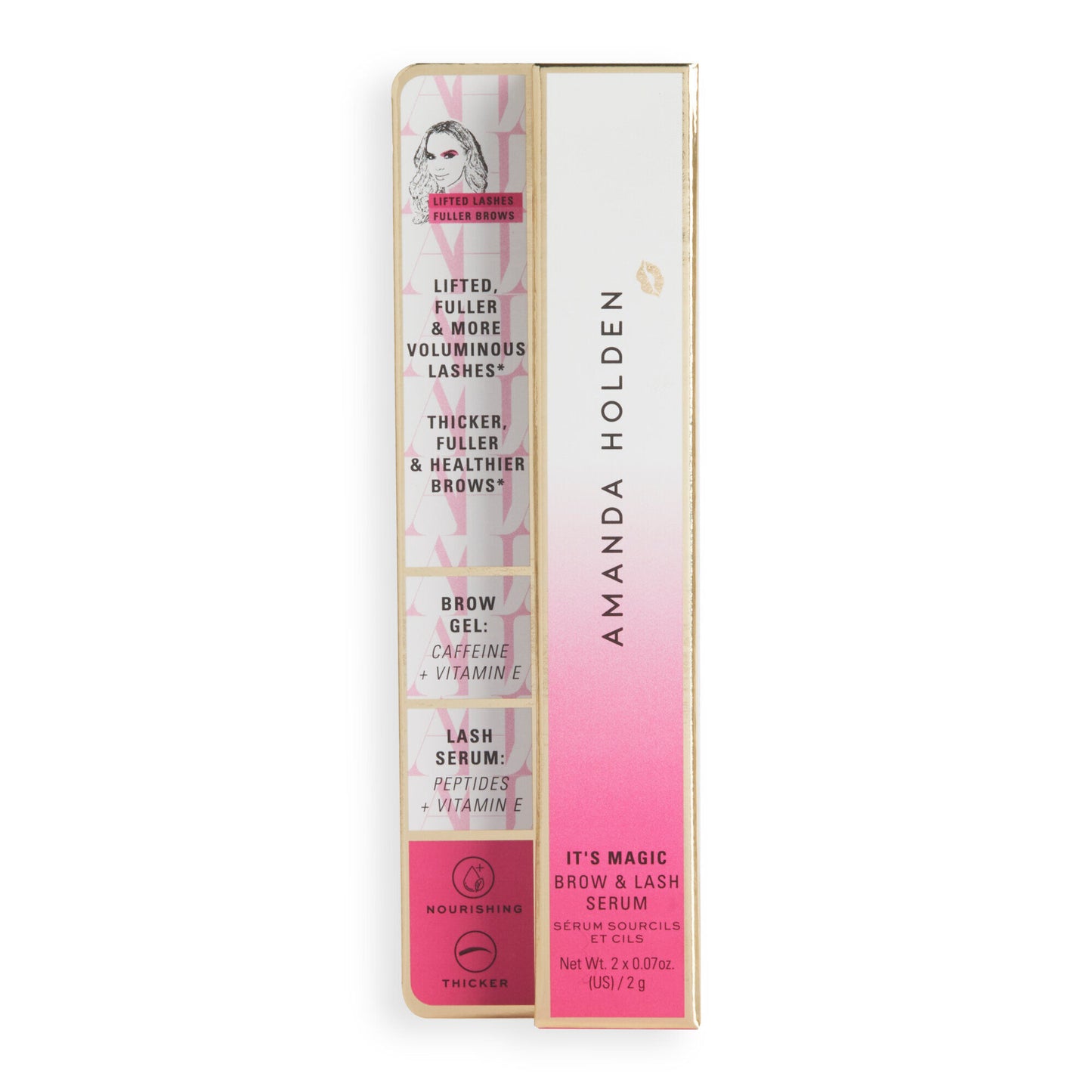 REVOLUTION PRO X AMANDA HOLDEN IT'S MAGIC BROW & LASH SERUM DUO