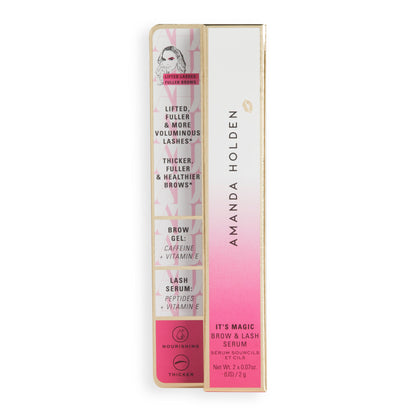 REVOLUTION PRO X AMANDA HOLDEN IT'S MAGIC BROW & LASH SERUM DUO