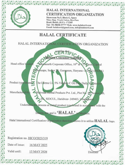 5% VITAMIN C OIL-FREE DAILY FACE MOISTURIZER FOR RADIANCE