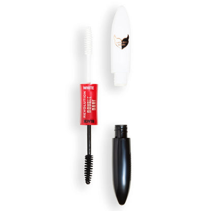 REVOLUTION TRULY SINFUL DOUBLE ENDED BLACK AND WHITE MASCARA