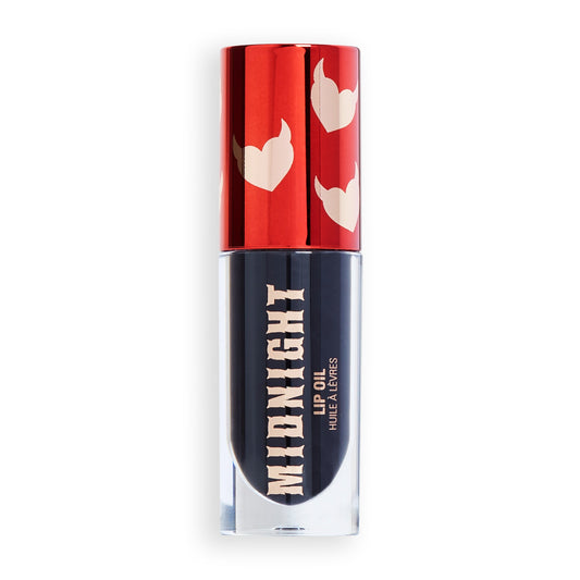 REVOLUTION TRULY SINFUL MIDNIGHT BLACK LIP GLAZE OIL